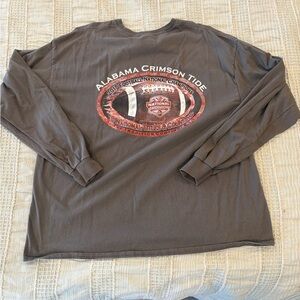 Alabama Crimson Tide 2015 National Championship Long Sleeve Tee 2XL